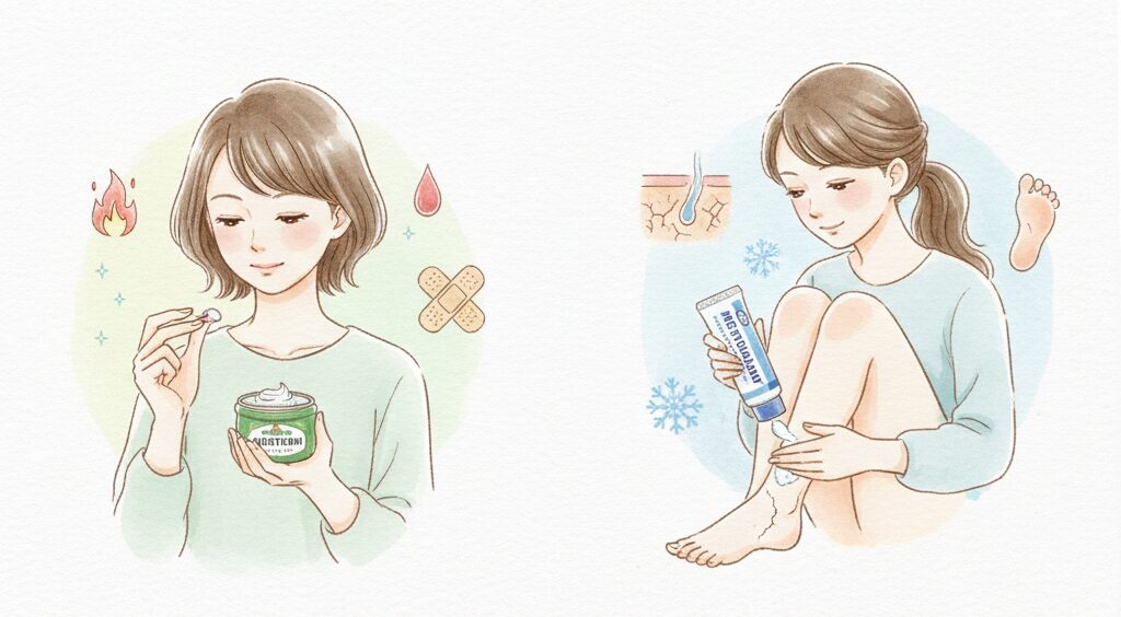 メンタームとメンソレータム 成分の違い