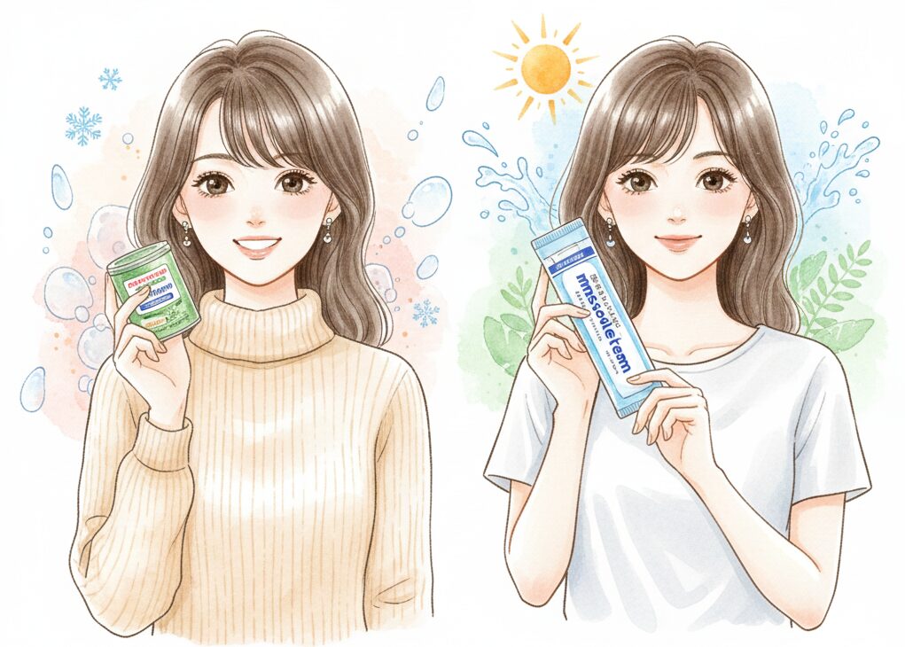 メンタームとメンソレータムがおすすめな人