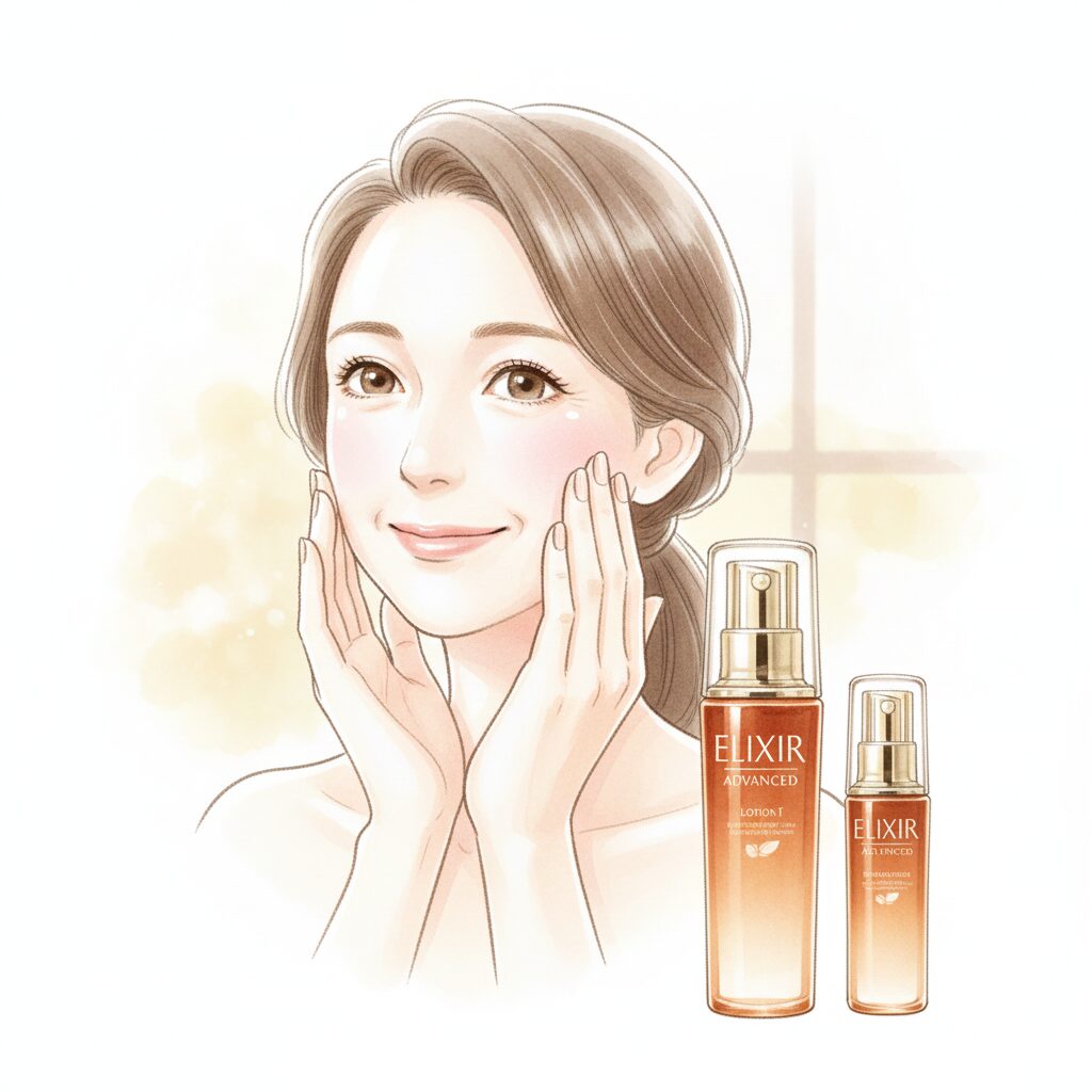 エリクシール 50代 乾燥とハリ不足