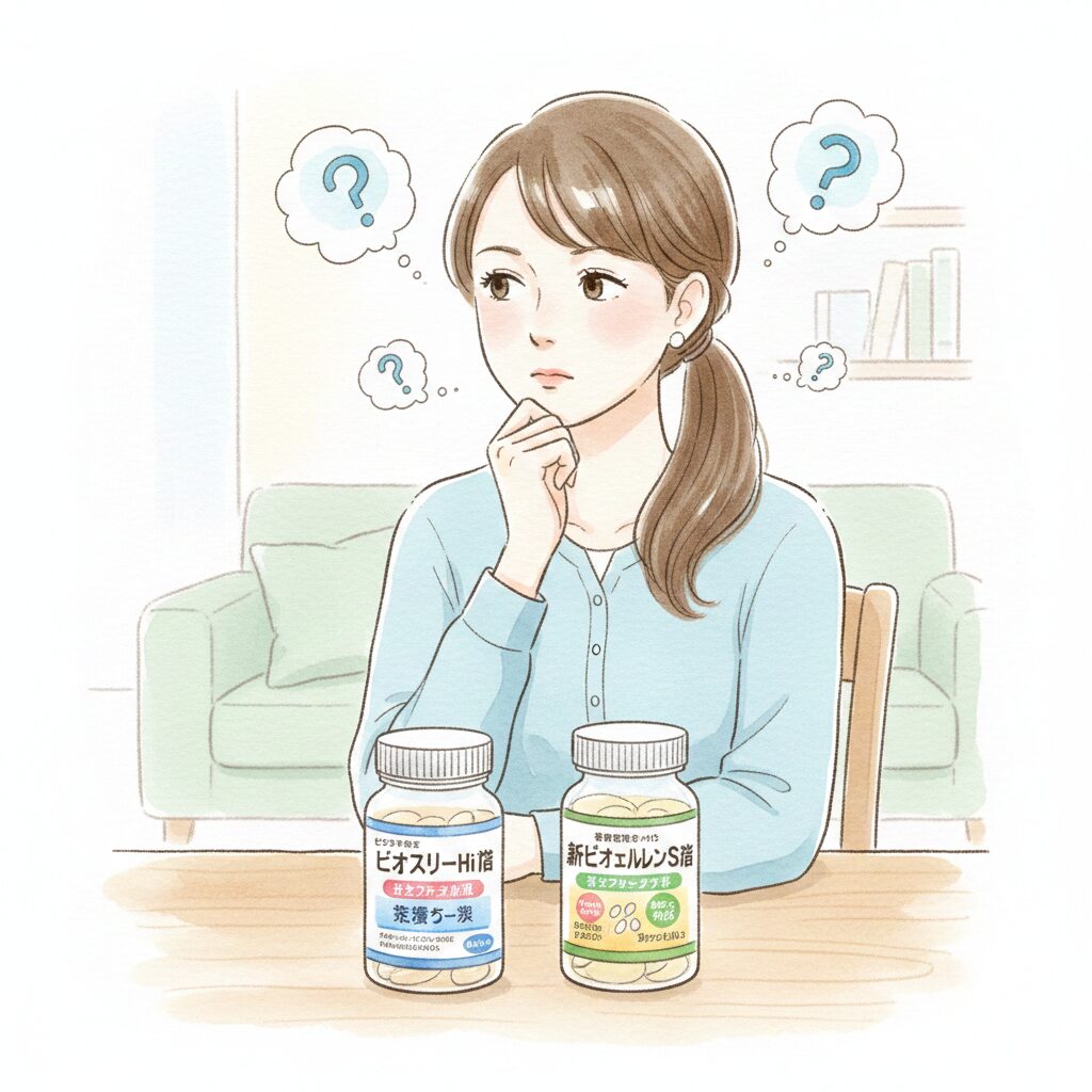 ビオスリーとビオフェルミンはどっちがいい