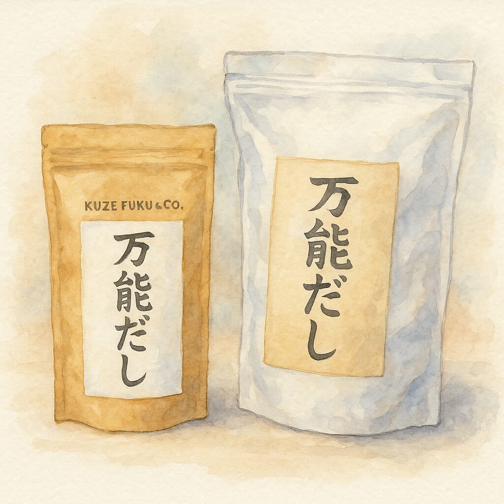 久世福商店の万能だしとコストコとの違い